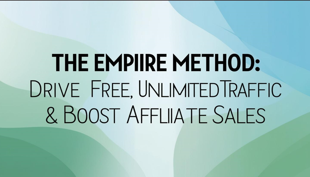 How To Get Traffic In Affiliate Marketing